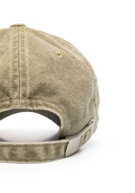 Khaki green baseball denim cap FENG CHEN WANG - men FENG CHEN WANG | FUS19AC04GRN